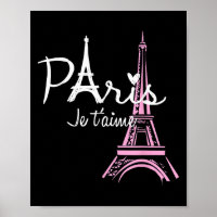 I Liebe Paris Eiffel Tower Frankreich