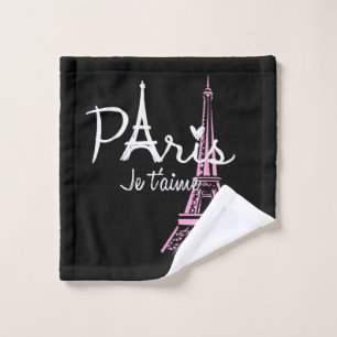 I Liebe Paris Eiffel Tower Frankreich Waschlappen