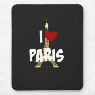 "I Liebe Paris", Eiffelturm Mousepad