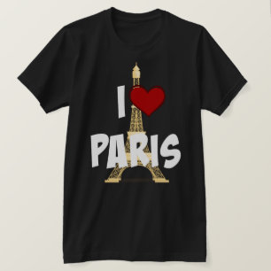 I Liebe Paris, Eiffelturm T-Shirt