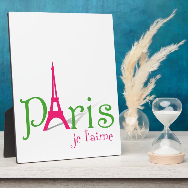 I Liebe Paris Fotoplatte (Seite)
