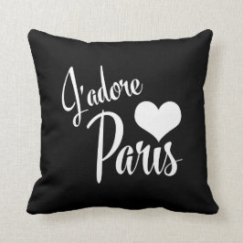 I Liebe Paris - J'adore Paris Vintage Art Kissen