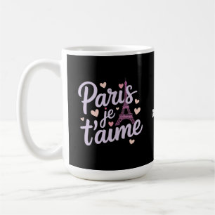 I Liebe Paris Je t'aime Eiffel Tower Frankreich T Kaffeetasse