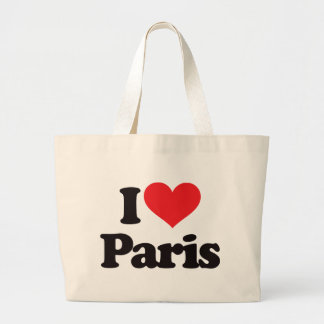 I Liebe Paris Jumbo Stoffbeutel