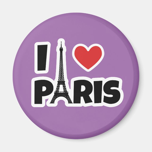 I Liebe Paris Magnet (Vorne)