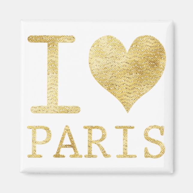 I Liebe Paris Magnet (Vorne)