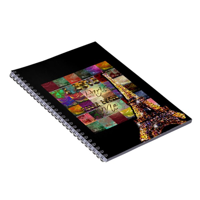 I Liebe Paris - Notebook Notizblock (Rechte Seite)