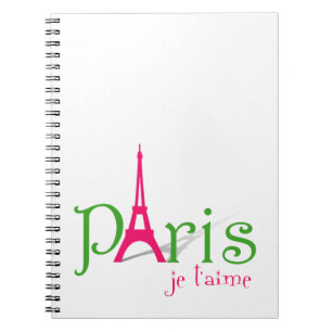 I Liebe Paris Notizblock