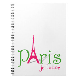 I Liebe Paris Notizblock