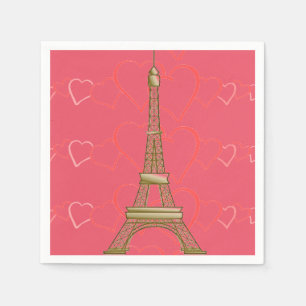 I Liebe Paris Paper Napkins Serviette