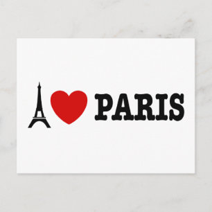 I Liebe Paris Postkarte