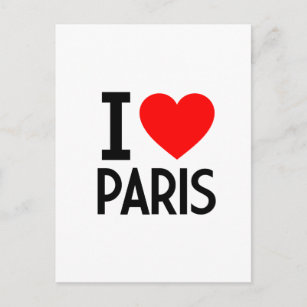 I Liebe Paris Postkarte