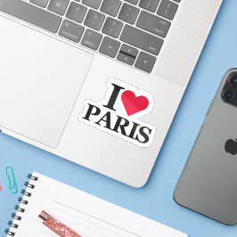 I Liebe Paris, Romantisches Inspiriert Paris Aufkleber