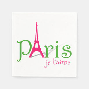 I Liebe Paris Serviette