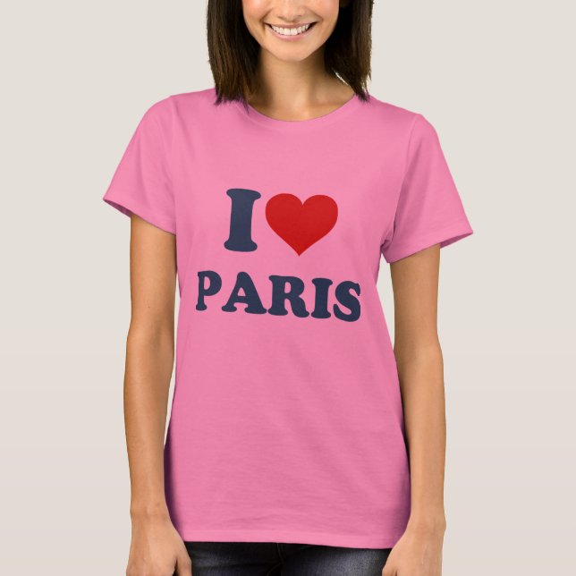 I Liebe Paris T-Shirt (Vorderseite)