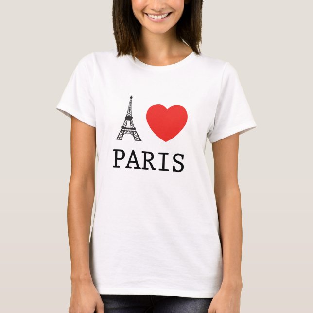 I "LIEBE" PARIS T-Shirt (Vorderseite)
