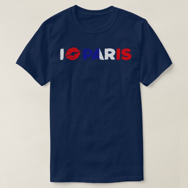 I Liebe Paris T-Shirt (Design vorne)