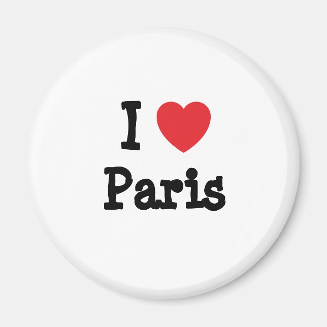 I Liebe Paris T - Shirt Magnet (Vorne)