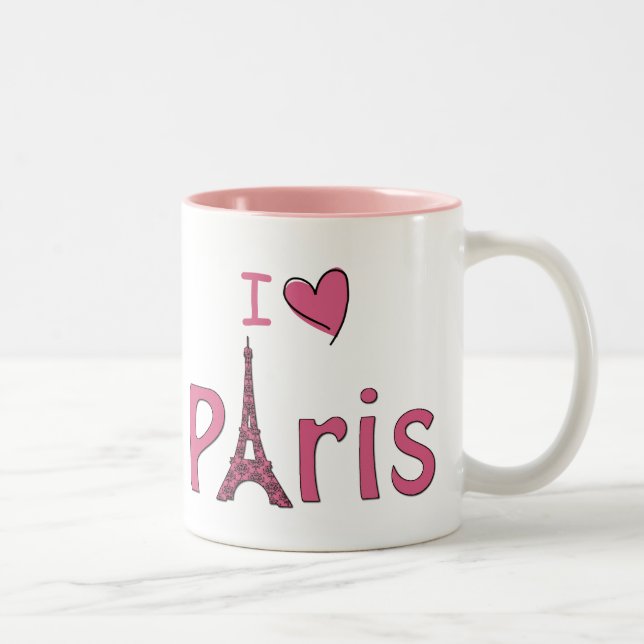 I Liebe Paris Tasse (Rechts)