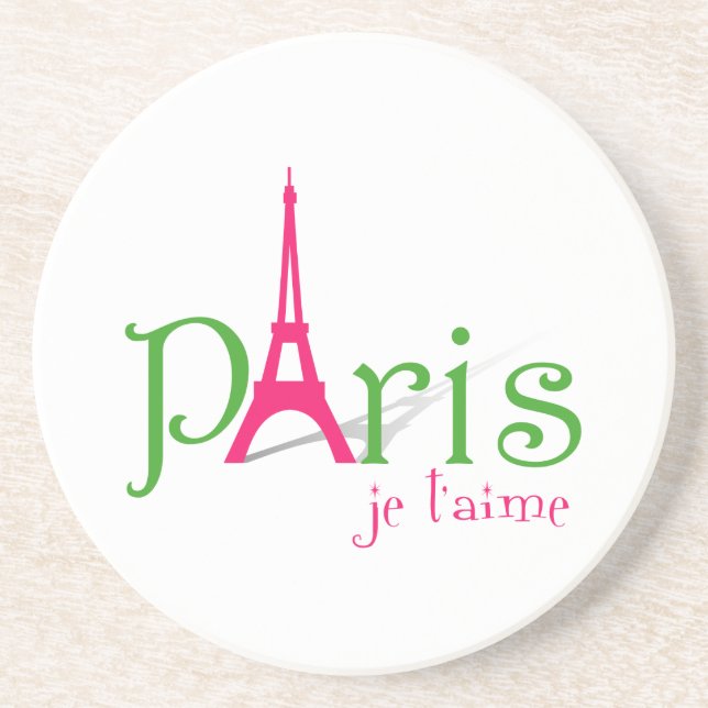 I Liebe Paris Untersetzer (Vorne)