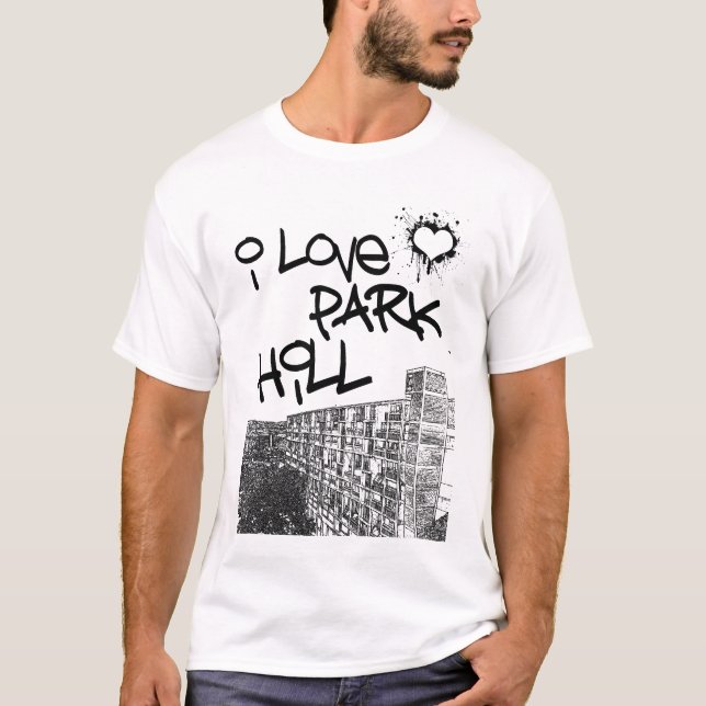 I Liebe-Park-Hügel T-Shirt (Vorderseite)