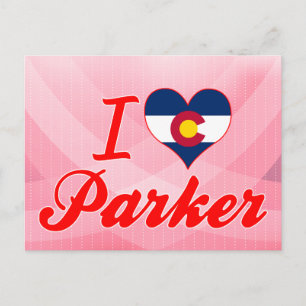 I Liebe Parker, Colorado Postkarte