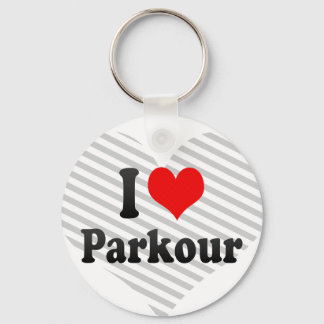 I Liebe Parkour Schlüsselanhänger
