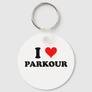 I Liebe Parkour Schlüsselanhänger