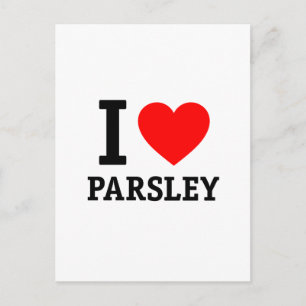 I Liebe Parsley Postkarte