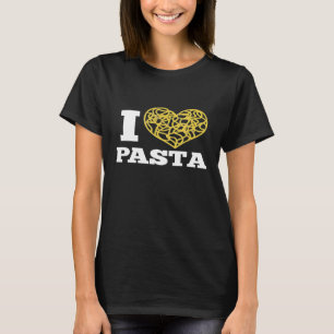 I Liebe Pasta Niedlich Spaghetti Italienisches Leb T-Shirt