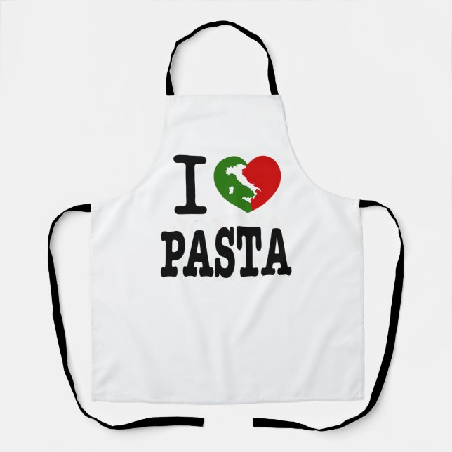 I Liebe Pasta Schürze (Vorderseite)