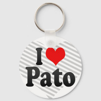 I Liebe Pato Schlüsselanhänger