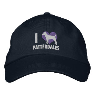 I Liebe Patterdales bestickt Hat (blau) Bestickte Kappe