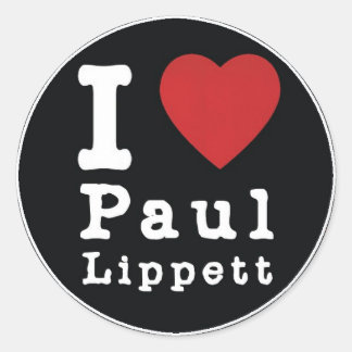 I Liebe Paul Lippett Round Sticker