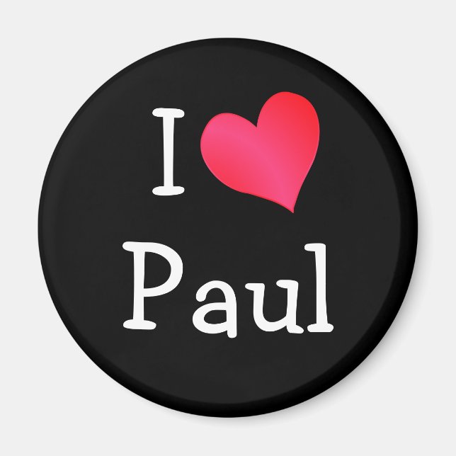 I Liebe Paul Magnet (Vorne)