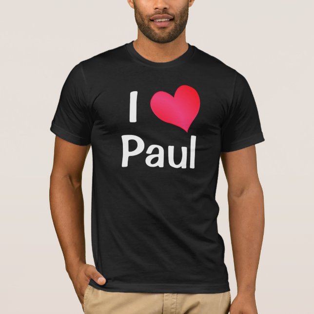 I Liebe Paul T-Shirt (Vorderseite)