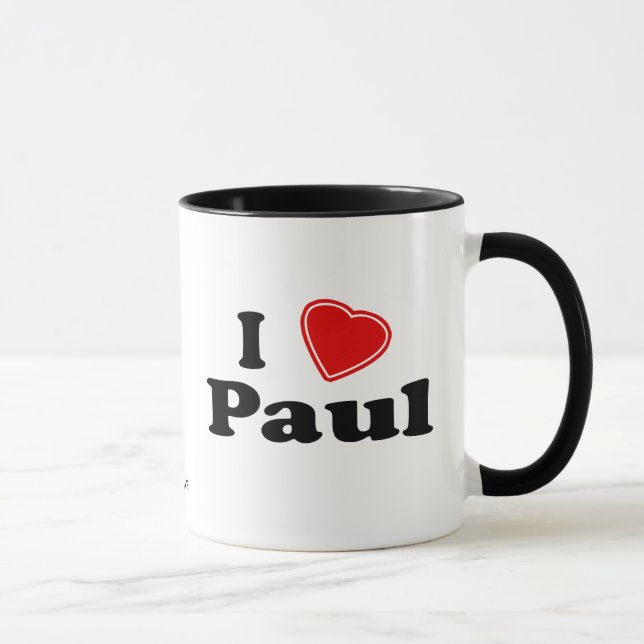 I Liebe Paul Tasse (Rechts)