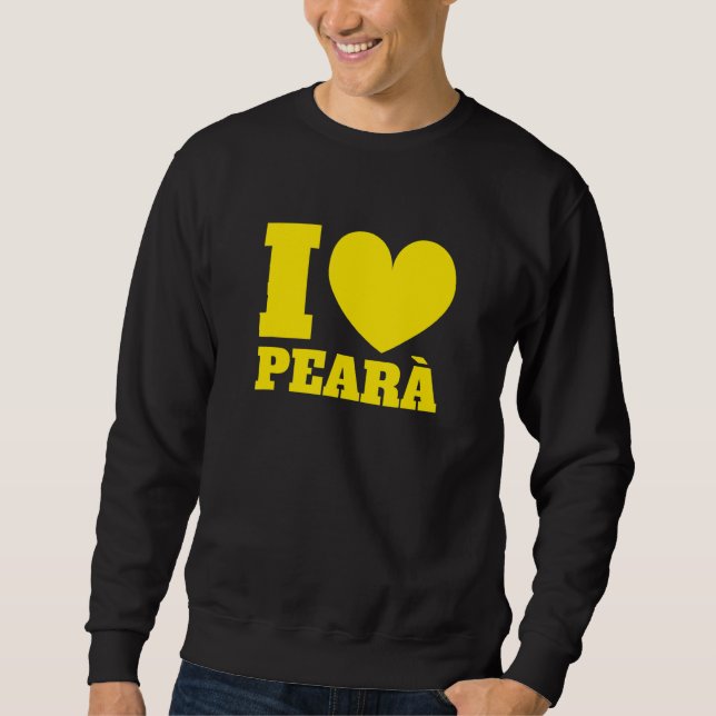 I Liebe Pearà Verona Verona Küche Sweatshirt (Vorderseite)