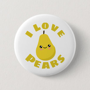 I Liebe Pears Button