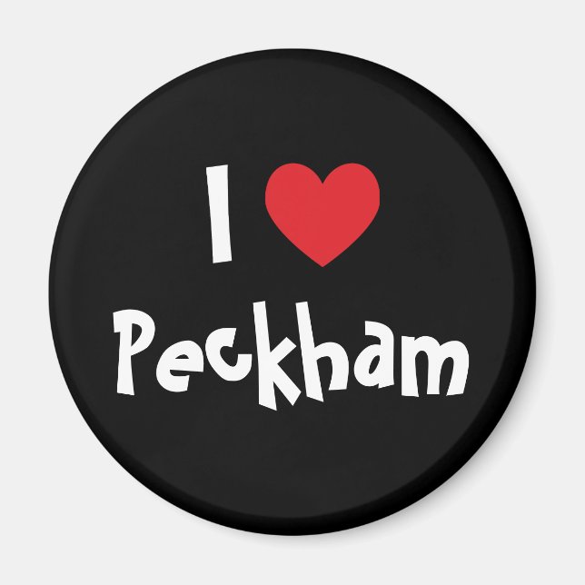I Liebe Peckham Magnet (Vorne)