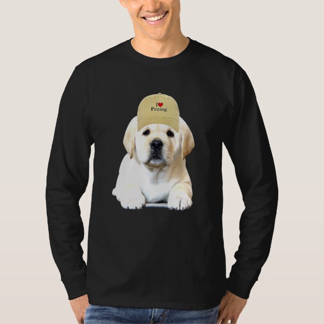 I Liebe Peeinglove Peeing Hati Liebe Hund für Hund T-Shirt (Vorderseite)
