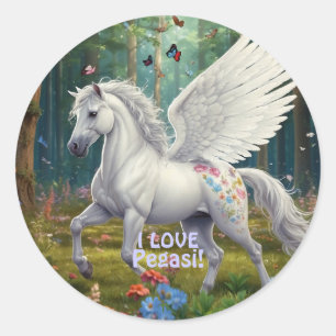 I LIEBE PEGASI Schöne Pegasus Stickers