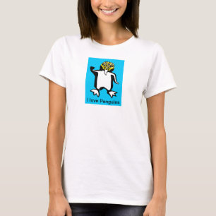 I Liebe PENGUINS - Natur - Antarktis - T-Shirt