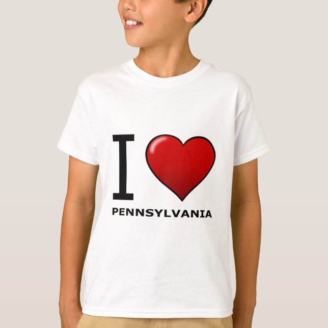 I LIEBE PENNSYLVANIA T-Shirt (Vorderseite)