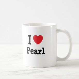 I Liebe Perle T - Shirt Tasse
