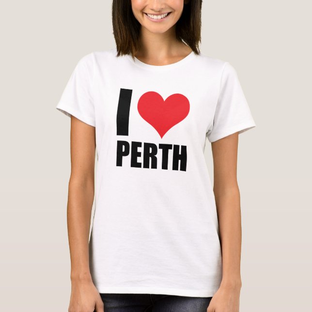 I Liebe Perth T-Shirt (Vorderseite)