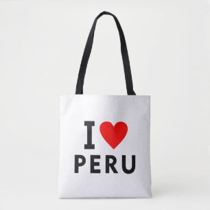 I Liebe Peru Land wie Herztourismus
