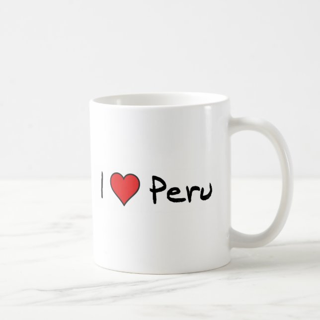 I Liebe Peru Tasse (Rechts)
