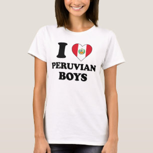 I Liebe Peruanische Jungen T-Shirt
