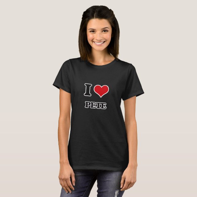 I Liebe Peter T-Shirt (Vorne ganz)